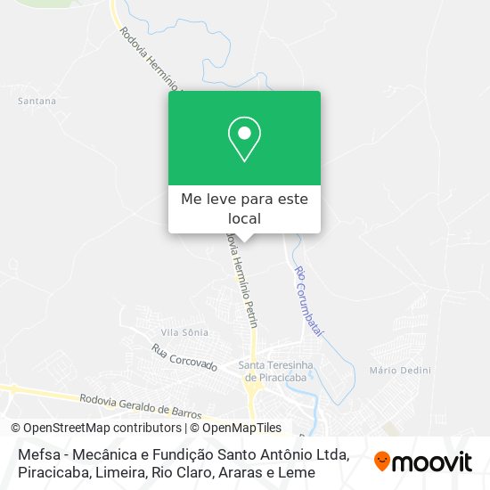 Mefsa - Mecânica e Fundição Santo Antônio Ltda mapa