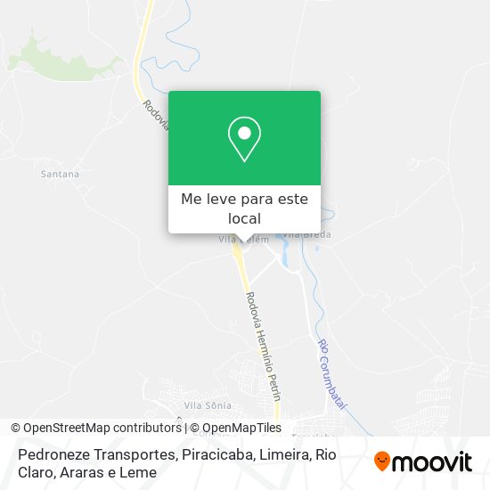 Pedroneze Transportes mapa