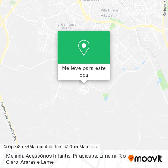 Melinda Acessórios Infantis mapa