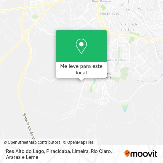 Res Alto do Lago mapa
