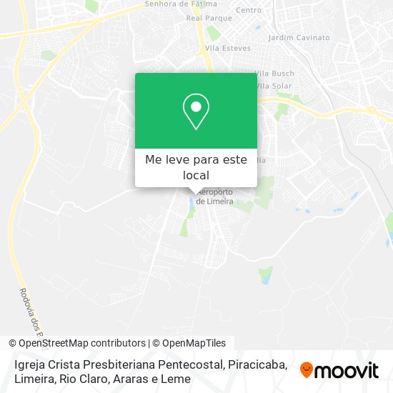 Igreja Crista Presbiteriana Pentecostal mapa