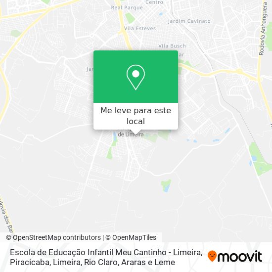 Escola de Educação Infantil Meu Cantinho - Limeira mapa