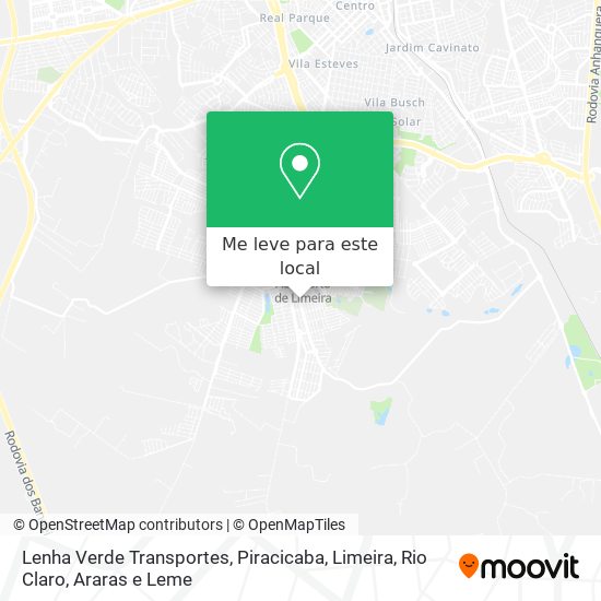 Lenha Verde Transportes mapa