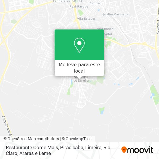 Restaurante Come Mais mapa