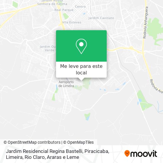 Jardim Residencial Regina Bastelli mapa