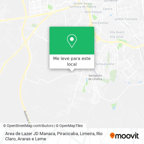 Area de Lazer JD Manaca mapa