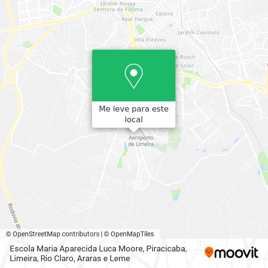 Escola Maria Aparecida Luca Moore mapa