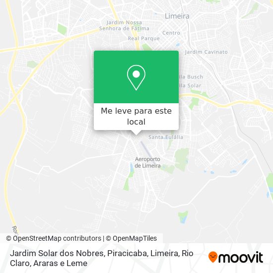 Jardim Solar dos Nobres mapa