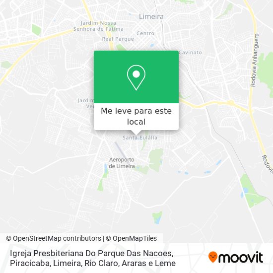 Igreja Presbiteriana Do Parque Das Nacoes mapa