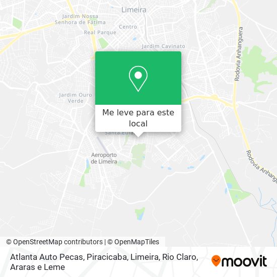 Atlanta Auto Pecas mapa