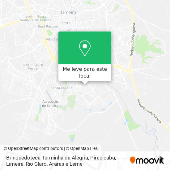 Brinquedoteca Turminha da Alegria mapa