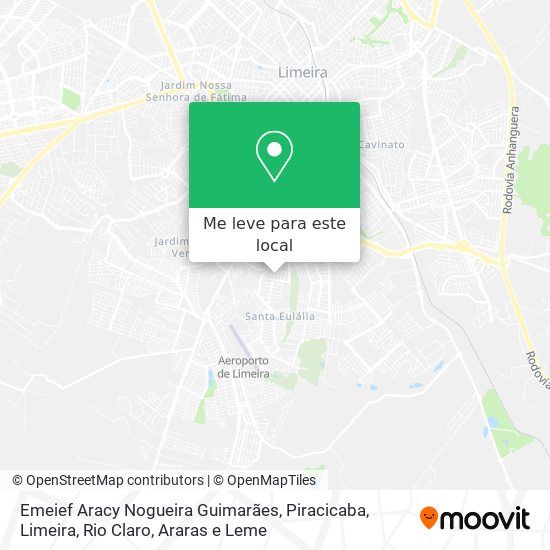 Emeief Aracy Nogueira Guimarães mapa