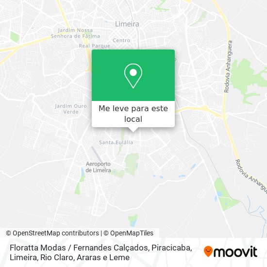 Floratta Modas / Fernandes Calçados mapa