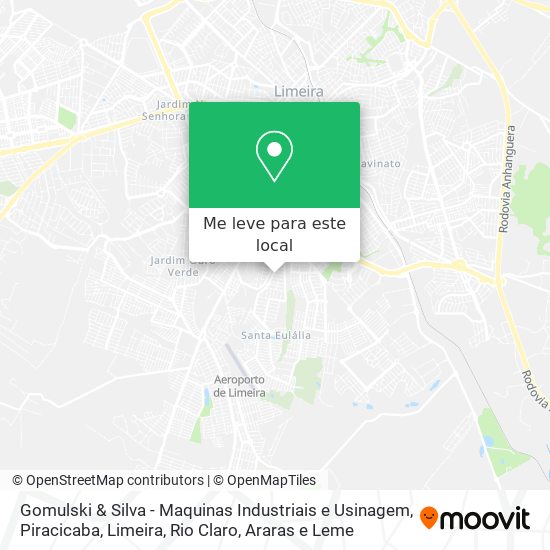 Gomulski & Silva - Maquinas Industriais e Usinagem mapa
