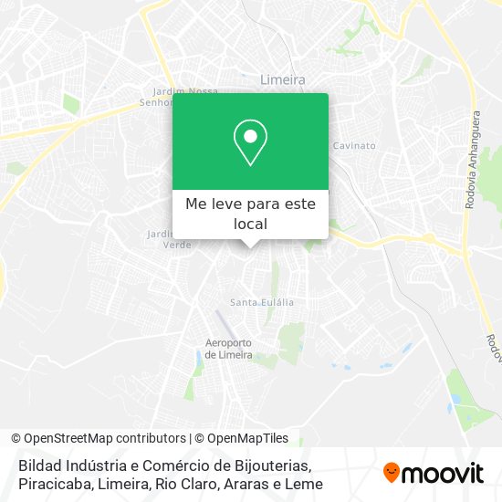 Bildad Indústria e Comércio de Bijouterias mapa