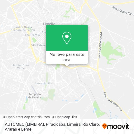 AUTOMEC (LIMEIRA) mapa