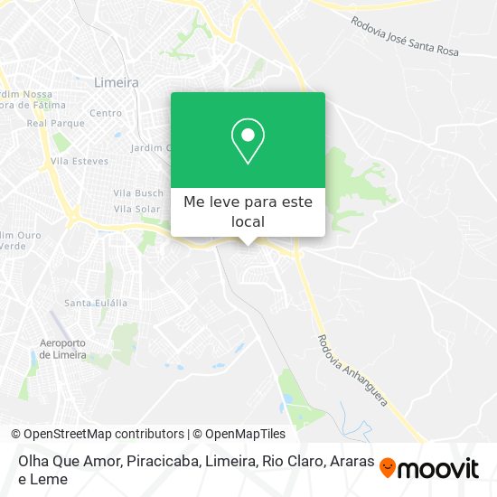 Olha Que Amor mapa