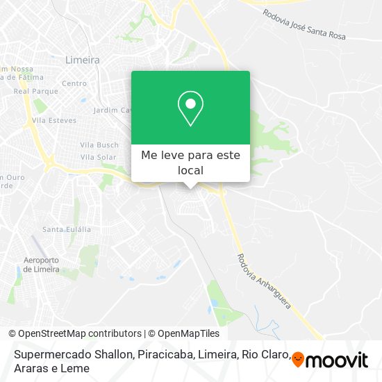 Supermercado Shallon mapa