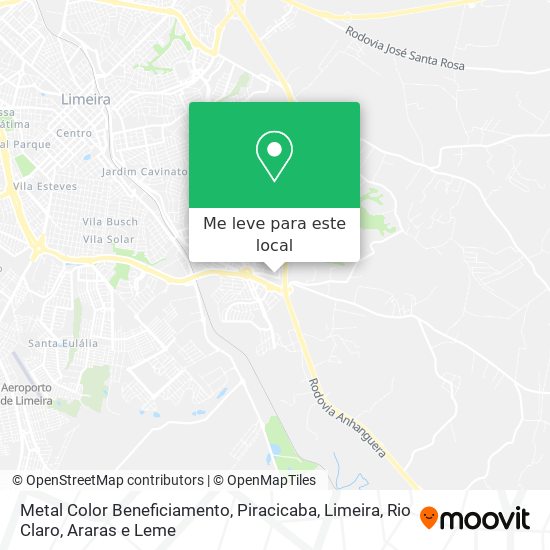 Metal Color Beneficiamento mapa