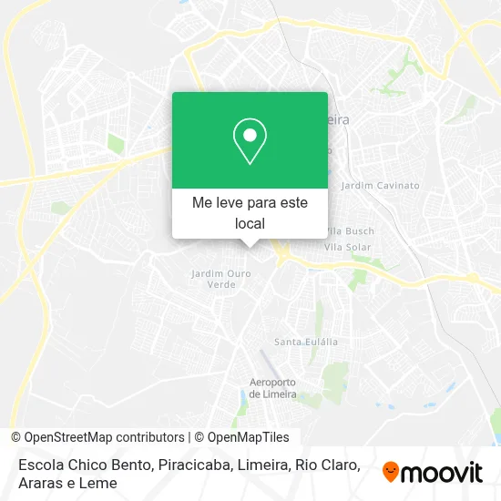 Escola Chico Bento mapa