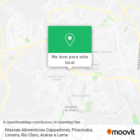 Massas Alimenticias Cappadora's mapa