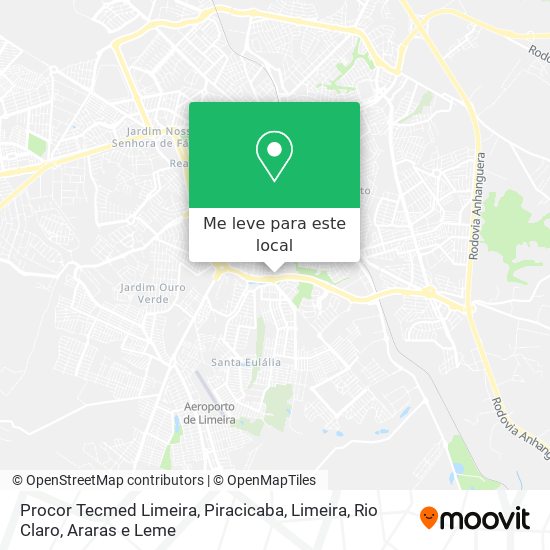 Procor Tecmed Limeira mapa