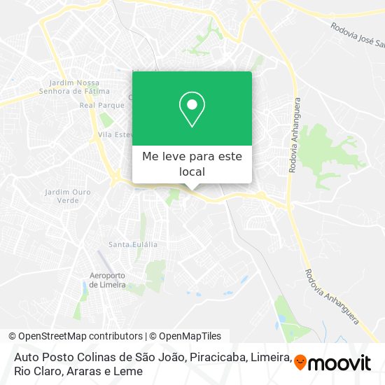 Auto Posto Colinas de São João mapa