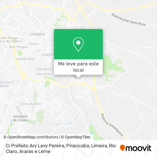 Ci Prefeito Ary Levy Pereira mapa