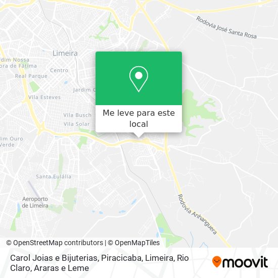 Carol Joias e Bijuterias mapa