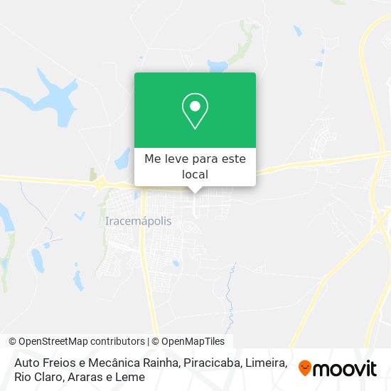 Auto Freios e Mecânica Rainha mapa