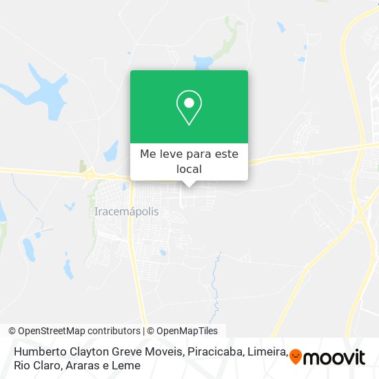 Humberto Clayton Greve Moveis mapa