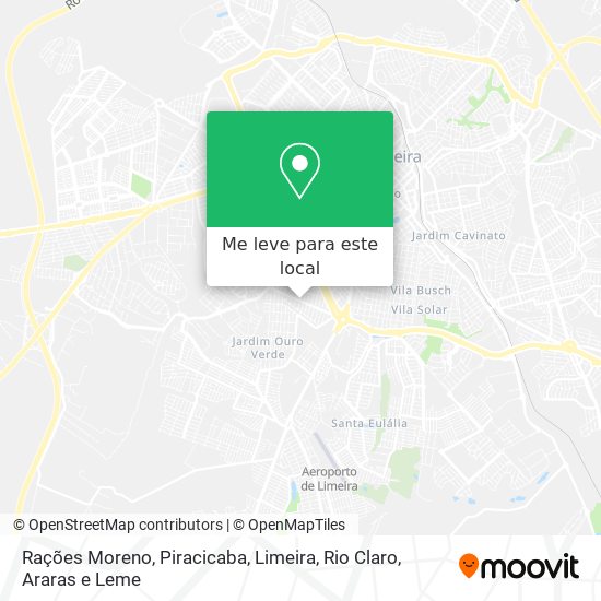 Rações Moreno mapa