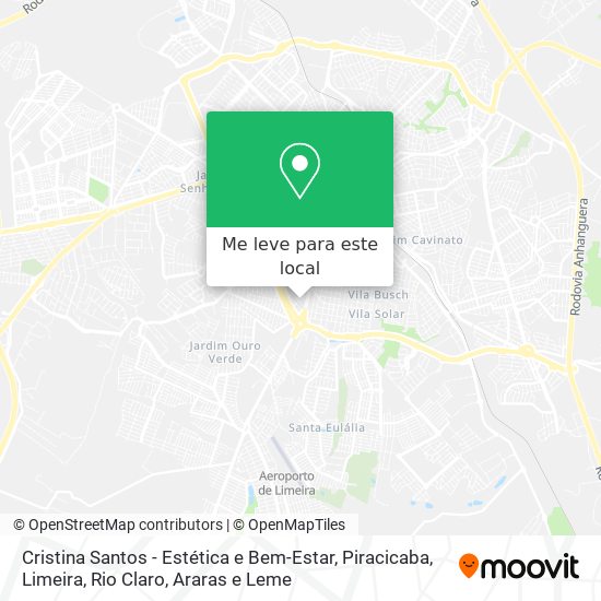 Cristina Santos - Estética e Bem-Estar mapa