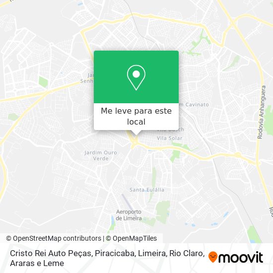 Cristo Rei Auto Peças mapa