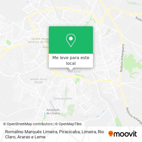 Romalino Marquês Limeira mapa