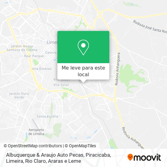 Albuquerque & Araujo Auto Pecas mapa