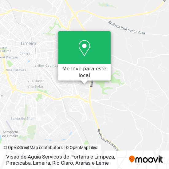 Visao de Aguia Servicos de Portaria e Limpeza mapa