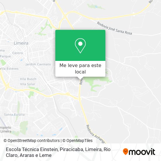 Escola Técnica Einstein mapa