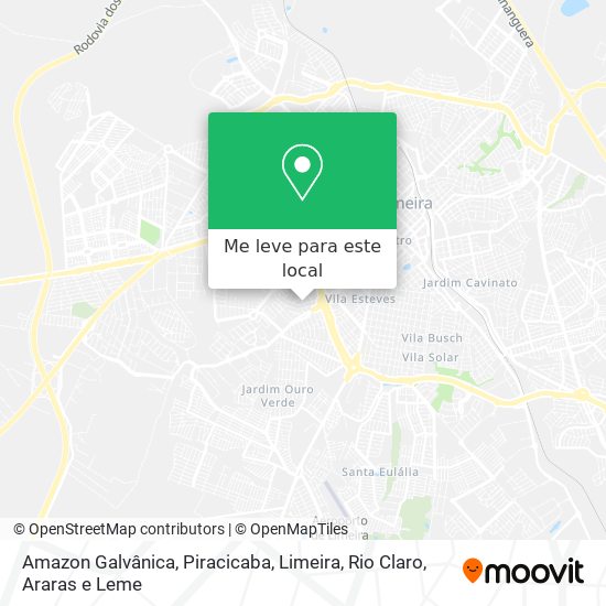 Amazon Galvânica mapa