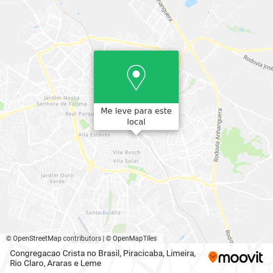 Congregacao Crista no Brasil mapa