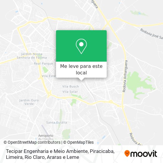 Tecipar Engenharia e Meio Ambiente mapa