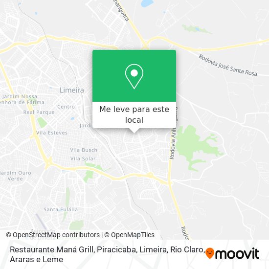 Restaurante Maná Grill mapa