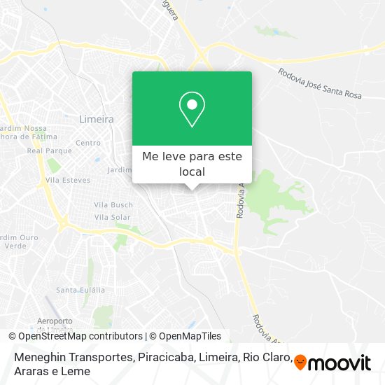 Meneghin Transportes mapa