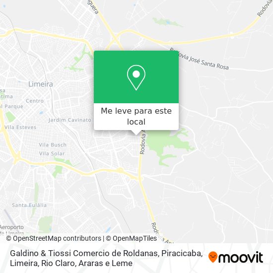 Galdino & Tiossi Comercio de Roldanas mapa