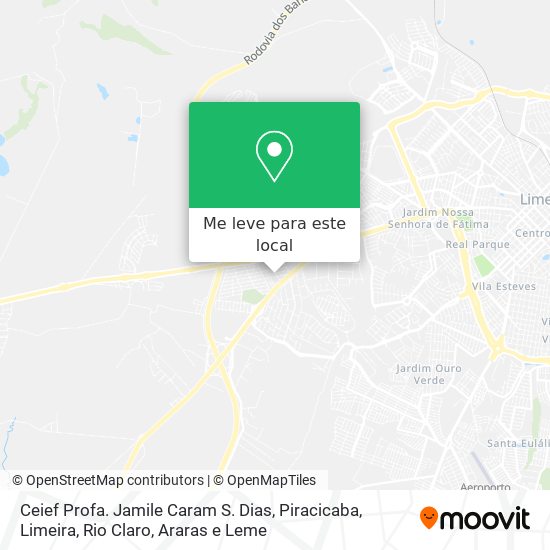Ceief Profa. Jamile Caram S. Dias mapa