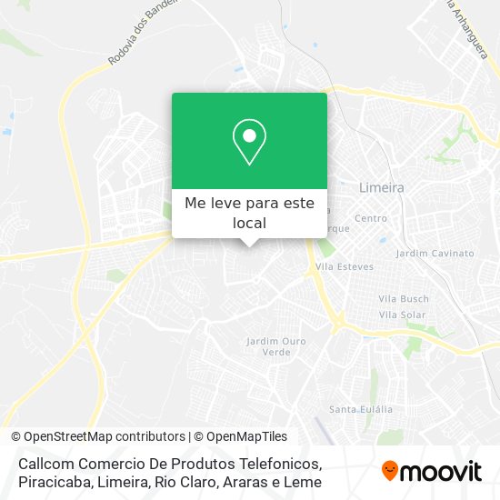 Callcom Comercio De Produtos Telefonicos mapa