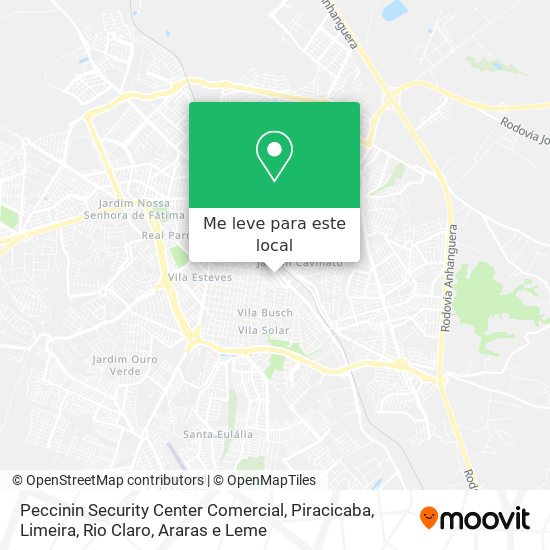 Peccinin Security Center Comercial mapa