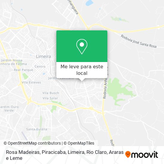 Rosa Madeiras mapa