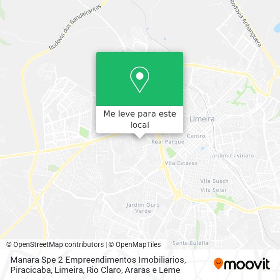 Manara Spe 2 Empreendimentos Imobiliarios mapa