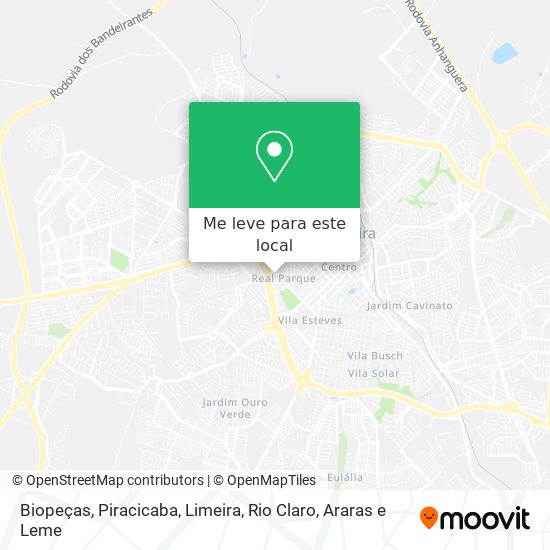 Biopeças mapa